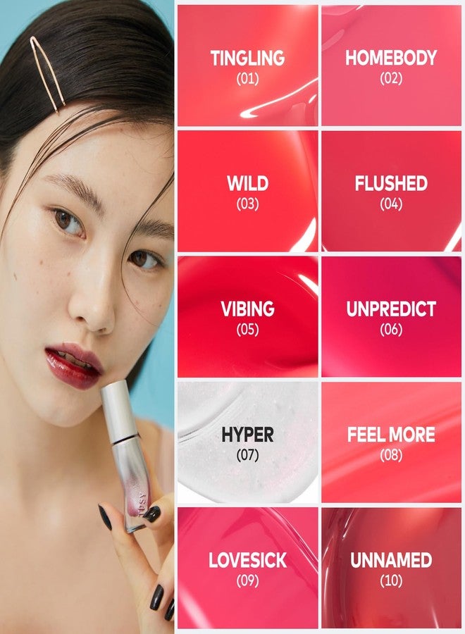TPSY Juicy Lip Plumper (06 Unpredict) - Cranberry Plum, Tinted Lip Plumping Gloss, Volumizing & Hydrating, for Fuller Lips, Non-Sticky Glossy Finish, Vegan - Image 5
